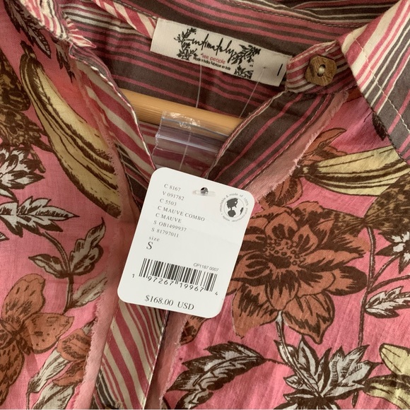 free people WATCHING WAVES maxi shirt . - Picture 11 of 14